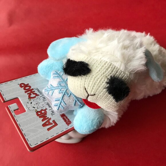 Multipet Plush Dog Toy,  Christmas Holiday  Snow Lambchop - Picture 2 of 3